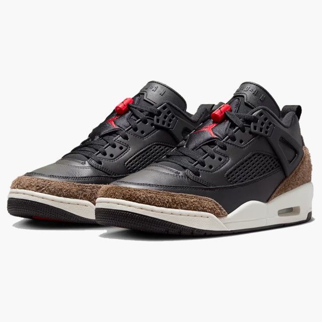 Sapatilhas Jordan Spizike Low Homem Pretas/Castanhas Sapatilhas Jordan Spizike Low Homem Pretas/Castanhas