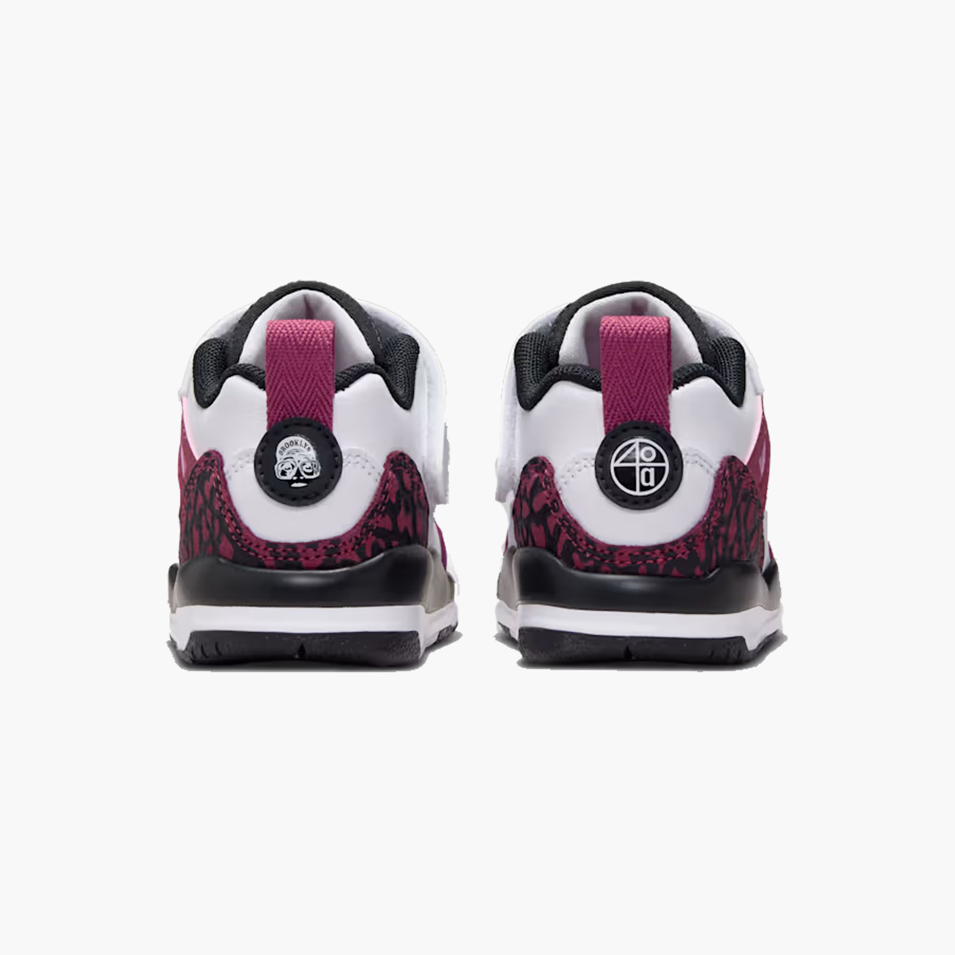 Sapatilhas Jordan Spizike Low Bebé Brancas/Rosa