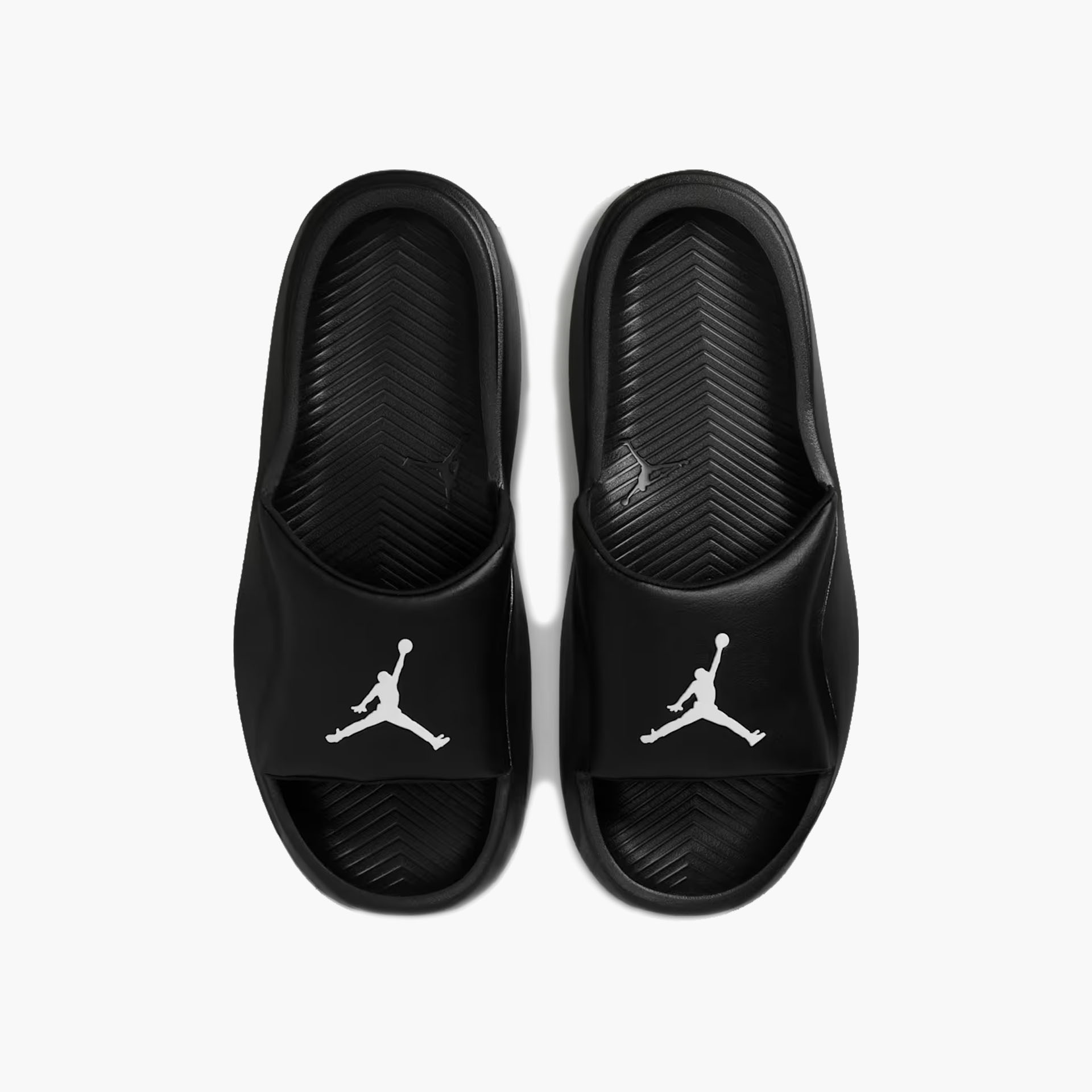 Chinelos Jordan Franchise Homem Pretos/Brancos