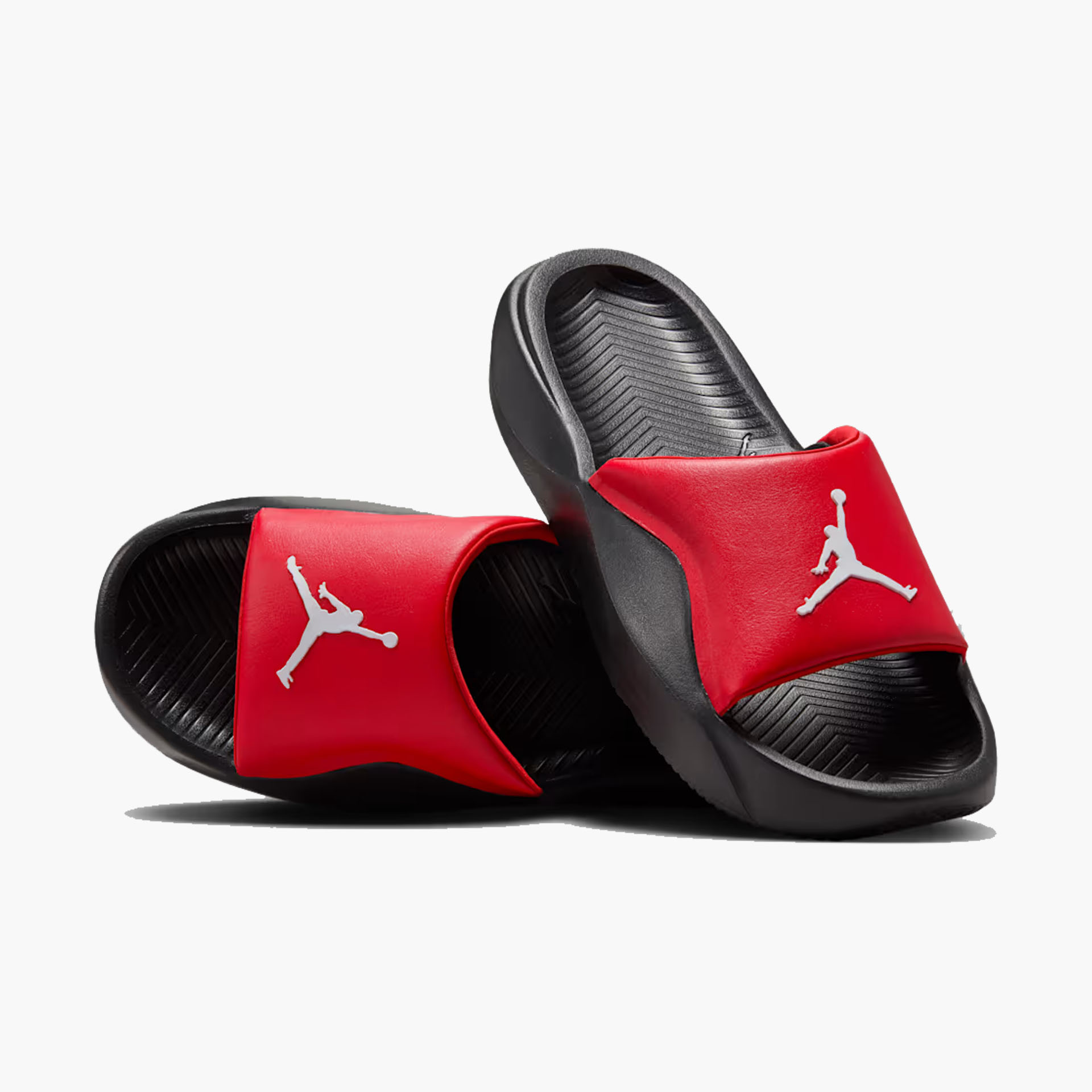 Chanclas Jordan Franchise para hombre, rojo/negro
