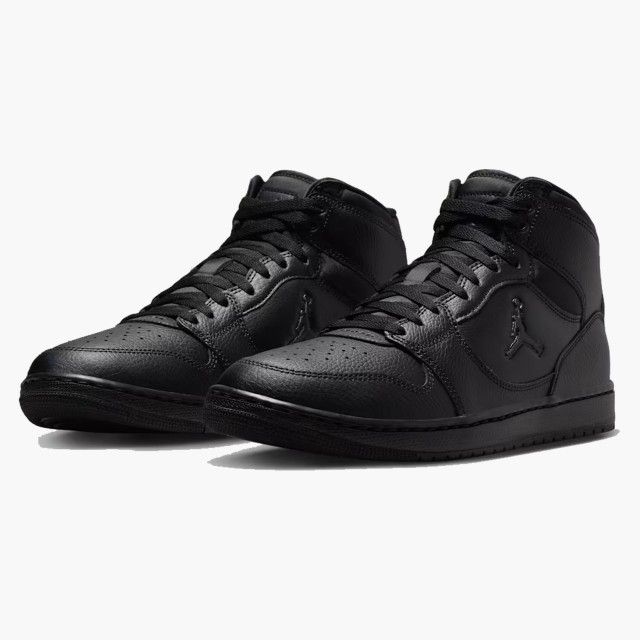 Sapatilhas Jordan Court Connect Mid para Homem Pretas Sapatilhas Jordan Court Connect Mid para Homem Pretas