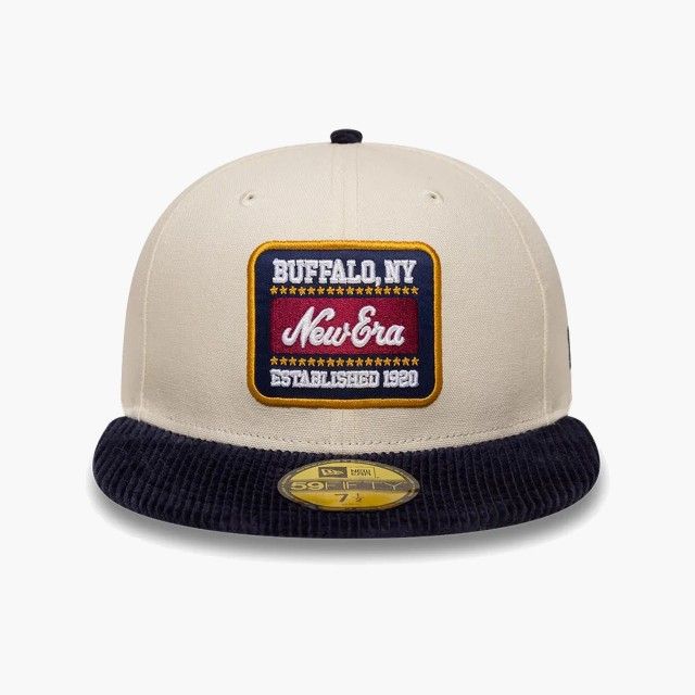 Boné New Era Patch Cord Cream & Black 59FIFTY Boné New Era Patch Cord Cream & Black 59FIFTY