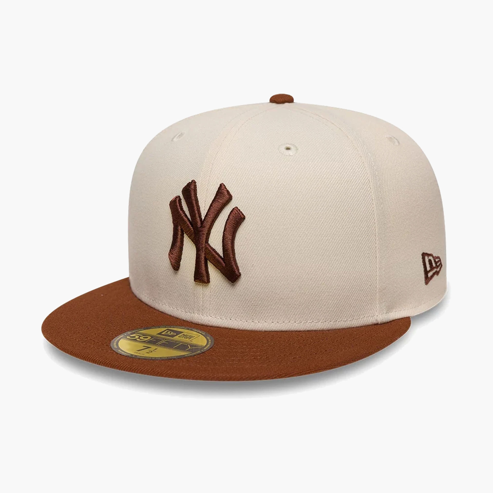 Boné New Era New York Yankees MLB League Essential Cream & Brown 59FIFTY