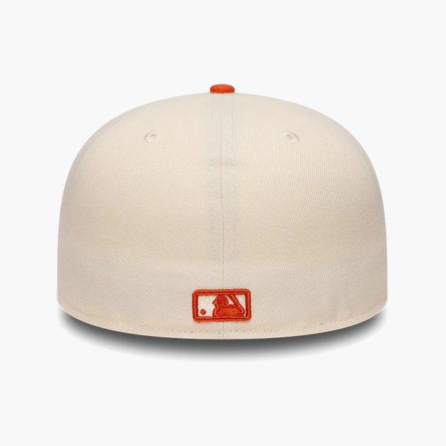 Bon� New Era New York Yankees MLB League Essential Cream & Orange 59FIFTY