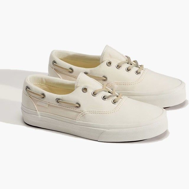 Sapatos de vela Vans Authentic em Branco Sapatos de vela Vans Authentic em Branco