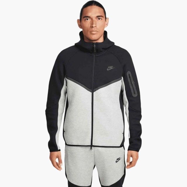 Casaco de Treino Nike Tech Preto/Cinzento Homem Casaco de Treino Nike Tech Preto/Cinzento Homem