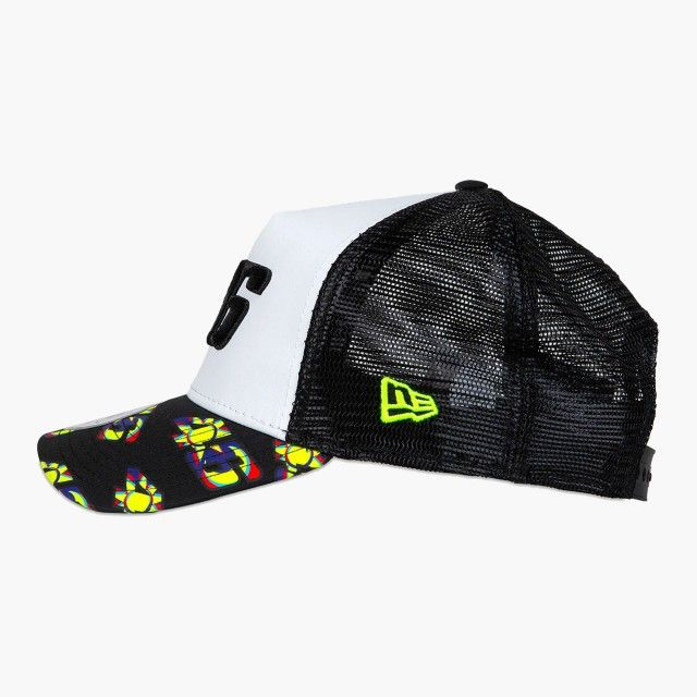 Boné New Era Rossi 9FORTY E-Frame Trucker VR46 Print Visor Boné New Era Rossi 9FORTY E-Frame Trucker VR46 Print Visor