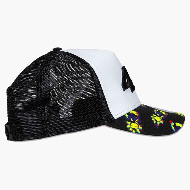 Boné New Era Rossi 9FORTY E-Frame Trucker VR46 Print Visor Boné New Era Rossi 9FORTY E-Frame Trucker VR46 Print Visor