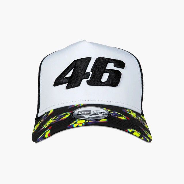 Boné New Era Rossi 9FORTY E-Frame Trucker VR46 Print Visor Boné New Era Rossi 9FORTY E-Frame Trucker VR46 Print Visor
