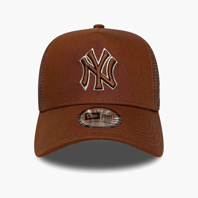 Boné New Era New York Yankees MLB Outline Brown 9FORTY Boné New Era New York Yankees MLB Outline Brown 9FORTY