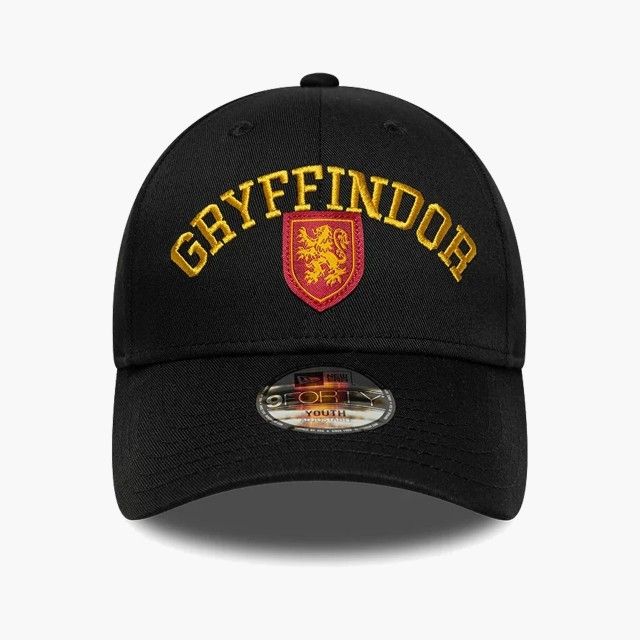 Bon� New Era Youth Harry Potter Gryffindor Black 9FORTY Crian�a