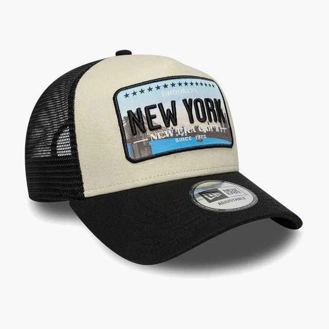 Boné New Era Licence Plate Black 9FORTY Boné New Era Licence Plate Black 9FORTY