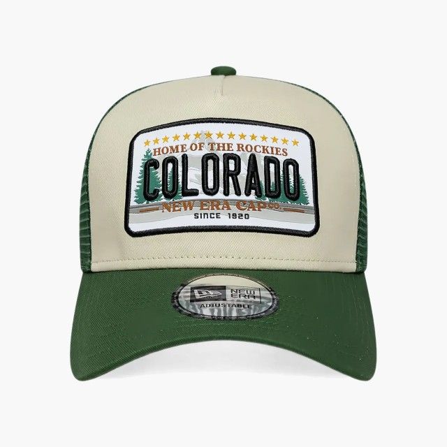 Boné New Era Licence Plate Dark Green 9FORTY Boné New Era Licence Plate Dark Green 9FORTY