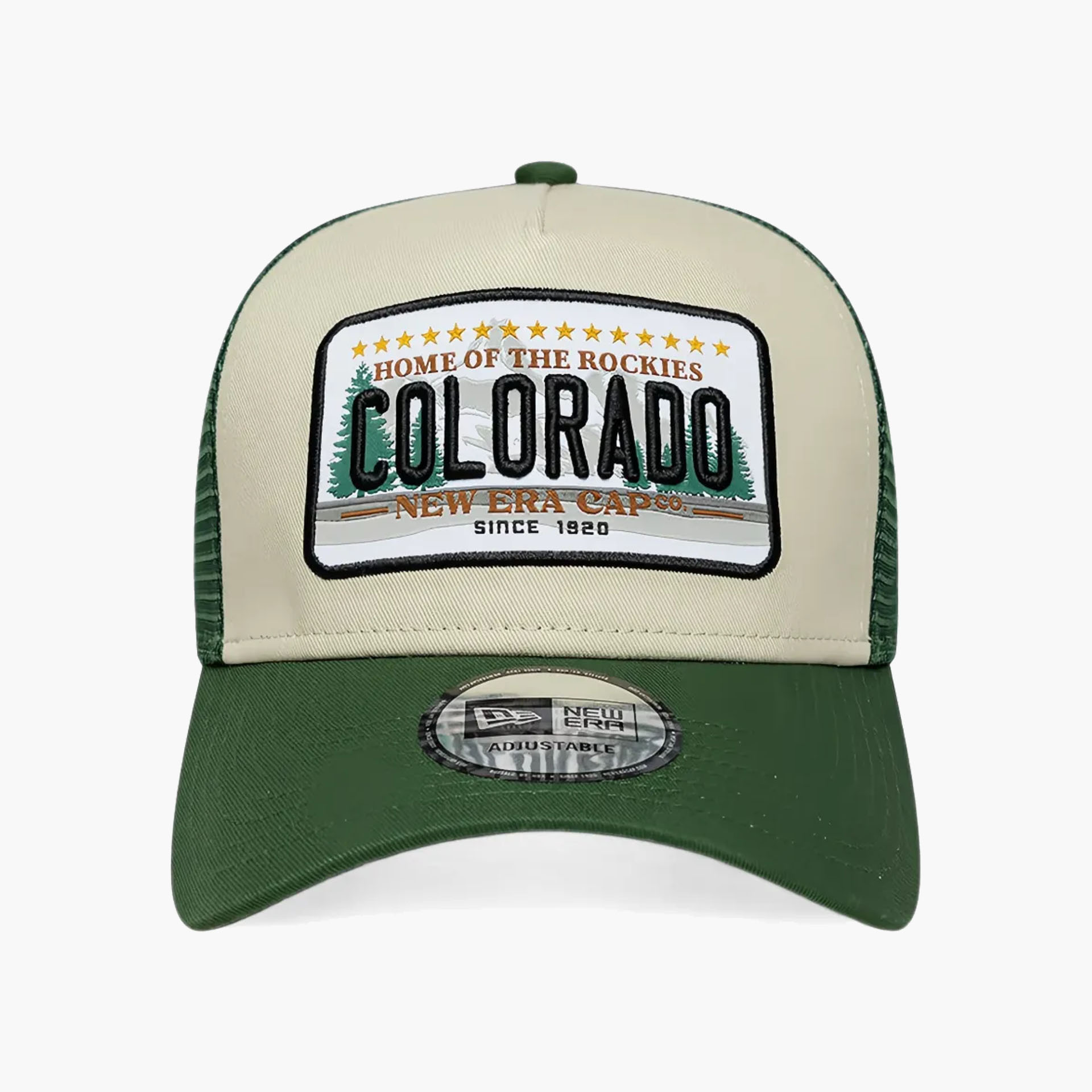 Boné New Era Licence Plate Dark Green 9FORTY