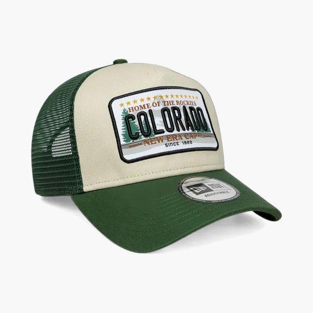 Boné New Era Licence Plate Dark Green 9FORTY Boné New Era Licence Plate Dark Green 9FORTY