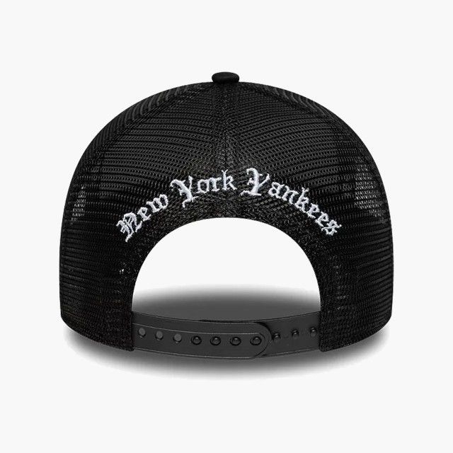 Boné New York Yankees MLB Script Black 9FORTY Boné New York Yankees MLB Script Black 9FORTY