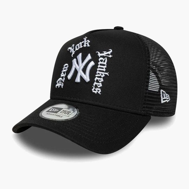 Boné New York Yankees MLB Script Black 9FORTY Boné New York Yankees MLB Script Black 9FORTY