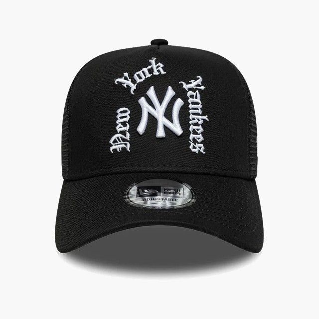 Boné New York Yankees MLB Script Black 9FORTY Boné New York Yankees MLB Script Black 9FORTY