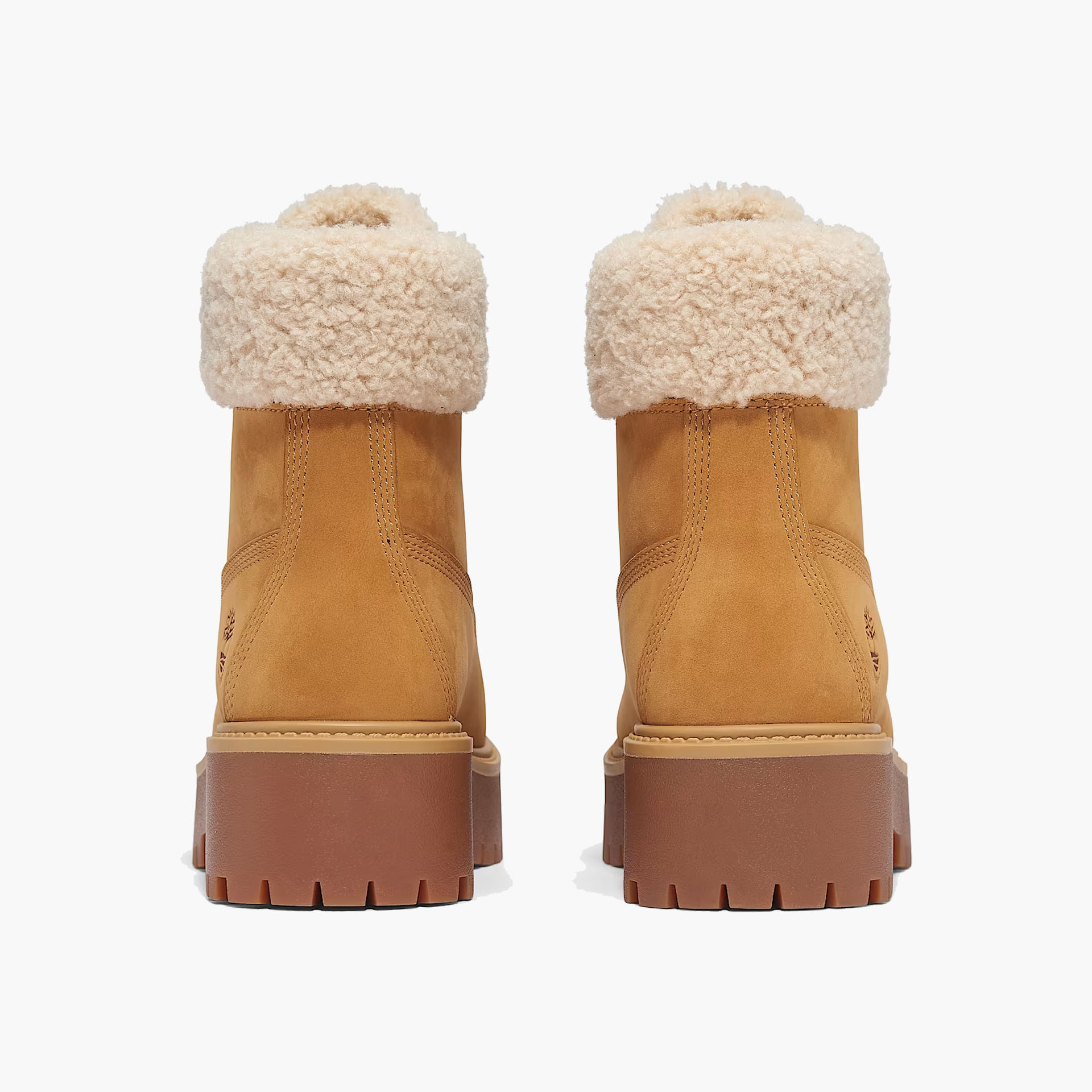 Bota Plataforma Timberland Impermeável com Forro Quente Stone Street em amarelo para Mulher