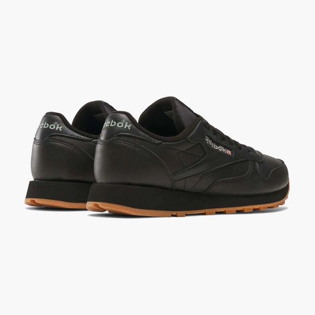 Sapatilhas Reebok Classic Leather Homem Pretas Sapatilhas Reebok Classic Leather Homem Pretas