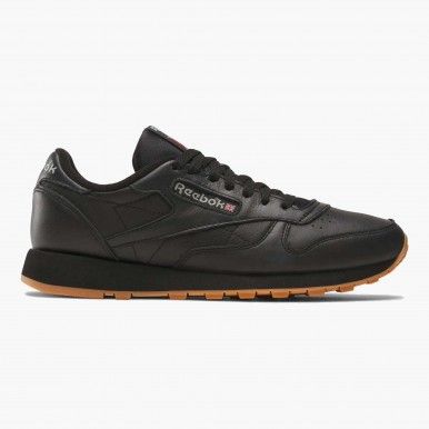 Sapatilhas Reebok Classic Leather Homem Pretas Sapatilhas Reebok Classic Leather Homem Pretas