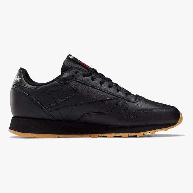 Sapatilhas Reebok Classic Leather Homem Pretas Sapatilhas Reebok Classic Leather Homem Pretas