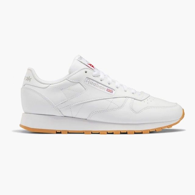 Sapatilhas Reebok Classic Leather Homem Brancas Sapatilhas Reebok Classic Leather Homem Brancas