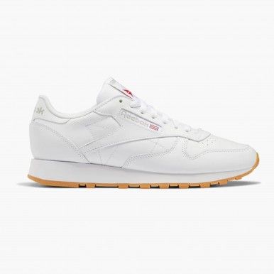Sapatilhas Reebok Classic Leather Homem Brancas Sapatilhas Reebok Classic Leather Homem Brancas