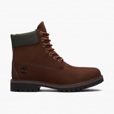 Bota Timberland Heritage 6 Inch para Homem em castanho-escuro/Amarelo Bota Timberland Heritage 6 Inch para Homem em castanho-escuro/Amarelo