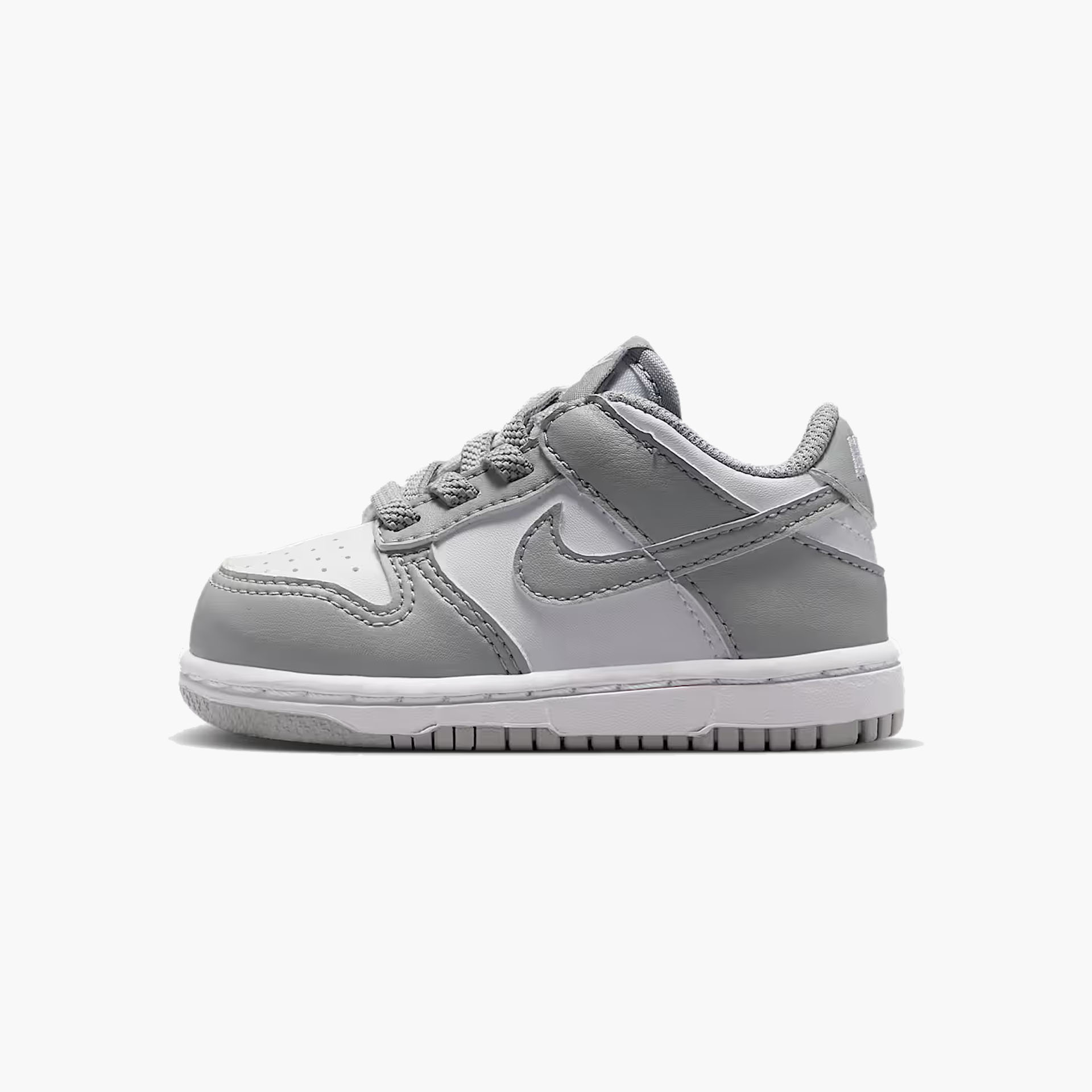 Sapatilhas Nike Dunk Low para Bebé - Cinzento/Branco