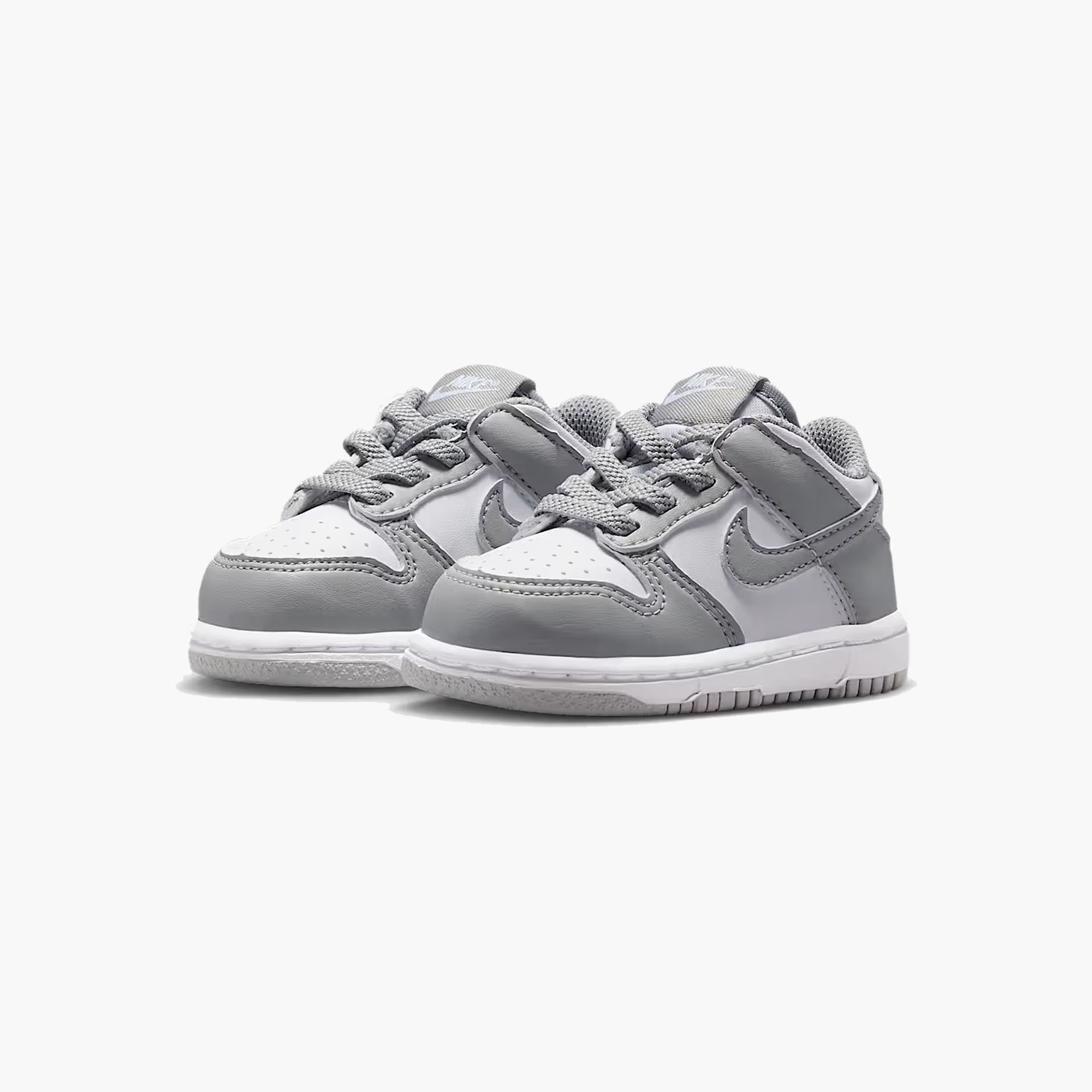 Sapatilhas Nike Dunk Low para Bebé - Cinzento/Branco